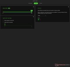 Razer Joro Synapse ljusinställningar