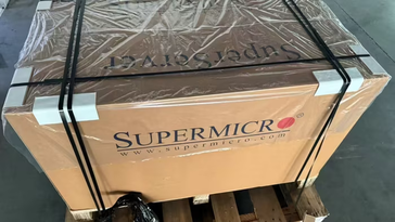 Ett misstänkt Supermicro H200-rack (Bildkälla: Financial Times)