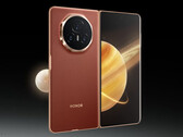 Honor kommer att erbjuda Magic V5 i fyra färger, varav en kommer att ersätta den rödbruna variant som designades för Magic V3 (bilden). (Bildkälla: Honor - redigerad)