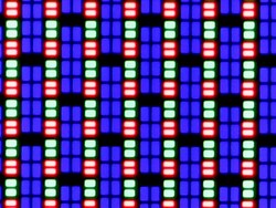Sub-pixel matris