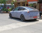 En kamouflerad Tesla Model Y har setts i Indien inför lanseringen (Bildkälla: shameelck on Reddit)