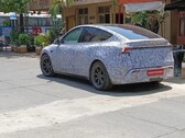 En kamouflerad Tesla Model Y har setts i Indien inför lanseringen (Bildkälla: shameelck on Reddit)