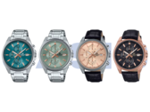 Från vänster till höger, Casio Edifice EFV-610DE-2A, EFV-610DE-3A, EFV-610EL-5A och EFV-610ECL-1A. (Bildkälla: Casio)