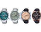 Från vänster till höger, Casio Edifice EFV-610DE-2A, EFV-610DE-3A, EFV-610EL-5A och EFV-610ECL-1A. (Bildkälla: Casio)