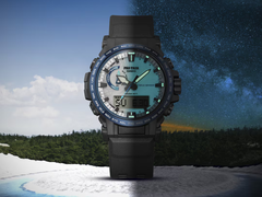 En stiliserad bild av Casio Pro Trek PRW-61D-2.