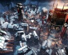 En bild som visar en stad i Frostpunk.