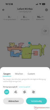 Inställningar för rengöring