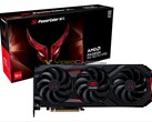 Red Devil Radeon RX 9070 GRE från PowerColor förväntas ha samma kylardesign som andra Red Devil-kort. (Bildkälla: Videocardz) 