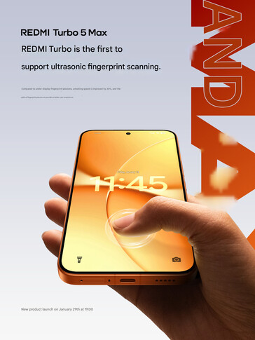 Fingeravtryckssensorn (Bildkälla: Redmi - maskinöversatt)