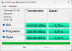 AS SSD, duplicerat riktmärke