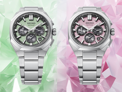 Reklambild för Seiko Astron HAB005J1 och HAB006J1.