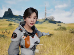 I Whispers from the Star kretsar berättelsen kring en strandsatt astronaut på en mystisk främmande planet - Gaia. (Bildkälla: Steam)