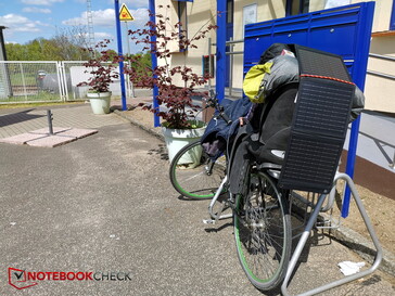 Före hemresan på tågstationen