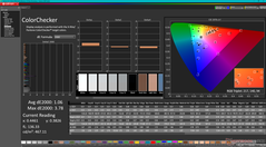 ColorChecker före kalibrering