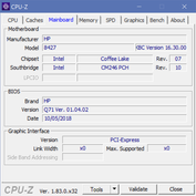 CPU-Z Moderkort