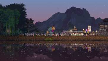 På bilden: En skärmbild från spelet Kingdom Two Crowns.