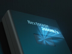 NX-PFS1PRO kostar från cirka $309 i Japan. På bilden: en reklambild av den bärbara SSD-enheten. (Bildkälla: Nextorage)