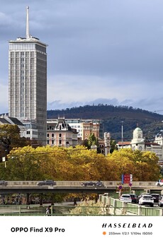 Oppo Find X9 Pro utan telekonverterare 10x zoom