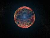 En bild som visar supernovan SN 1993J.