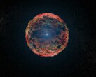 En bild som visar supernovan SN 1993J.