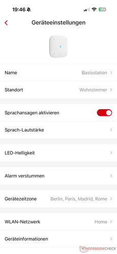 Inställningar för basstationen