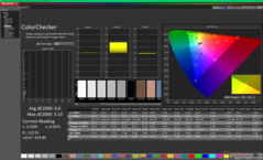 ColorChecker efter kalibrering (P3)