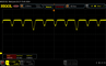 PWM-flimmer vid 120 Hz (DC-dimning, 70 % ljusstyrka)