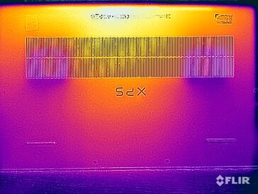 Yttemperaturer, stresstest (botten)