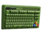 De europeiska versionerna av 8BitDo Retro 87 Mechanical Keyboard Xbox Edition har en L-formad enter-tangent och en mindre vänster Shift-tangent. (Bildkälla: 8BitDo)