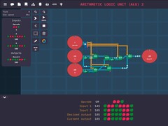 Turing Complete 2.0 officiell skärmbild från spelet.