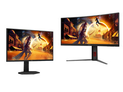 Agon CU34G4Z och Agon 25G4SXU lanseras samtidigt. (Bildkälla: AOC - redigerad)