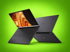 Dell XPS 16 Creator Edition visas med skärmen öppen och den bakre panelen synlig
