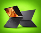 Dell XPS 16 Creator Edition visas med skärmen öppen och den bakre panelen synlig