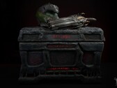 Bilden visar den anpassade DOOM: The Dark Ages gaming PC. (Bildkälla: Blue Horse Studios)