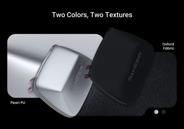 GameSir G7 Pro bärväska finns i två färger tillverkade av olika material. (Bildkälla: GameSir)