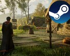 Hogwarts Legacy har en cirka 30 timmar lång huvudkampanj. (Bildkälla: Hogwarts Legacy på YouTube, Steam, redigerad)