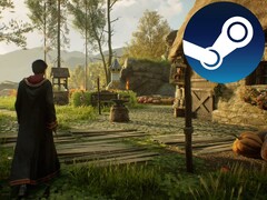 Hogwarts Legacy har en cirka 30 timmar lång huvudkampanj. (Bildkälla: Hogwarts Legacy på YouTube, Steam, redigerad)