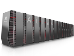 Huaweis CloudMatrix 384 gör anspråk på att vara med i Kinas AI-kapplöpning med hög prestanda. På bilden: Huaweis AI-kluster Atlas 900 (Bildkälla: Huawei)