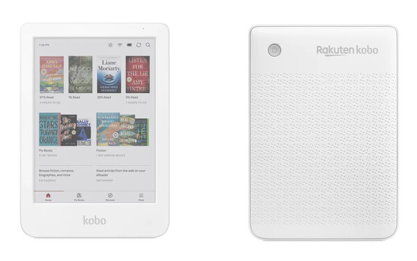 Den vita versionen av Kobo Clara Colour har samma prislapp som den svarta varianten. (Bildkälla: Rakuten)
