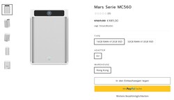 Minisforum Mars Series MC560-konfigurationer (källa: Minisforum)