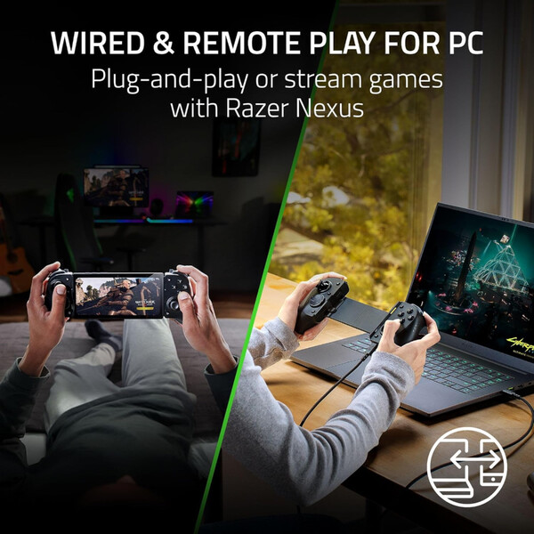 Både Razer Kishi V3 Pro och Kishi Ultra kan användas som en trådlös handkontroll med en PC. Tyvärr fungerar de inte med Mac-datorer. (Bildkälla: Razer)