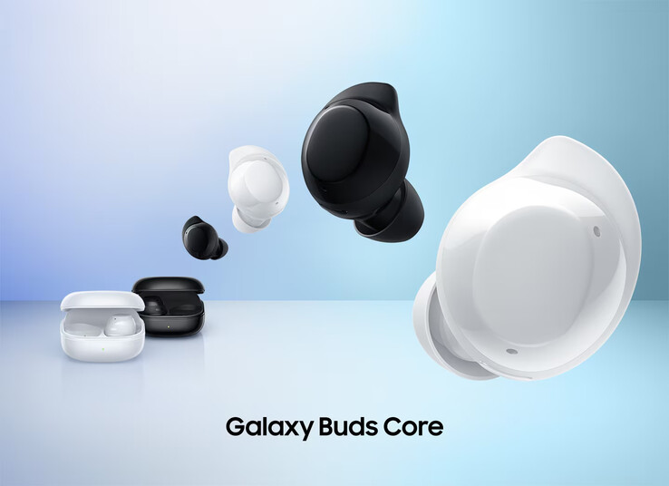 De två färgalternativen för Samsung Galaxy Buds Core (Bildkälla: Samsung)