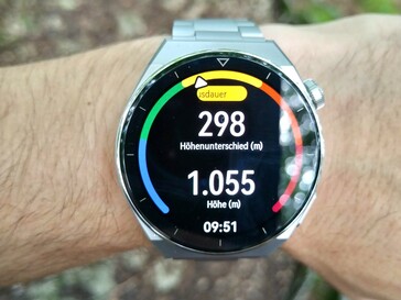 Huawei Watch GT 3 Pro har en barometer som höjdmätare