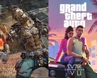Borderlands 4 (vänster) släpps den 12 september och GTA 6 (höger) har ännu inget exakt utgivningsdatum. (Bildkälla: Steam och Take-Two, redigerad)