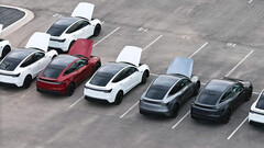 Tesla bygger lager av billigare Model Y-trim med vit inredning hos Giga Texas (Bildkälla: Joe Tegtmeyer/X)