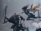 Kratos avvärjer en sörjande och rasande Freya i God of War Ragnarok. (Bildkälla: PlayStation)