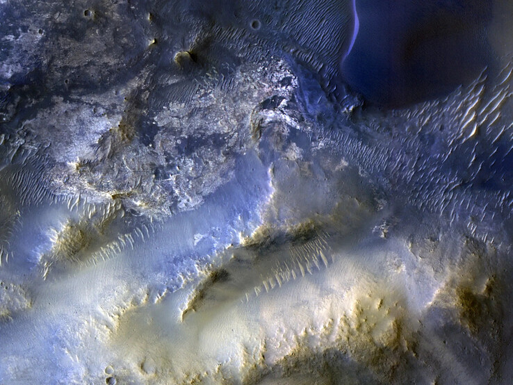 Den 100.000:e bilden som tagits av NASA:s Mars Reconnaissance Orbiter. (Bildkälla: NASA/JPL-Caltech/University of Arizona)