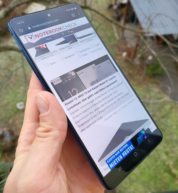Samsung Galaxy M52 5G-test