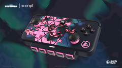 Den trådlösa spelkontrollen CRKD Neo S Linkin Park 5-Fret Fortnite Festival Edition har tumspakar med Hall-effekt (Bildkälla: CRKD)