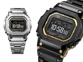 Casio GMW-BZ5000D-1 (till vänster) och GMW-BZ5000BD-1 (till höger), fotograferade mot en vit bakgrund. (Bildkälla: Casio UK - redigerad)